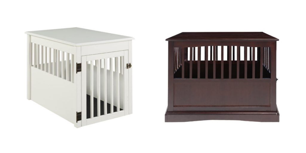 Extra Large Wooden Dog Crate End Table Furniture