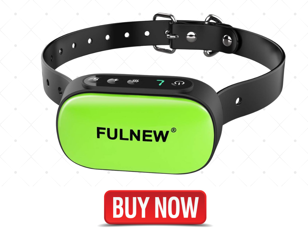 Bark Collar Rechargeable Dog Bark Collar Barking Detection Devices Waterproof Rainproof Anti Bark Collar for Small Medium Large Dogs (LightGreen)
