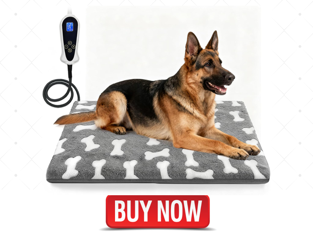 Heated dog bed