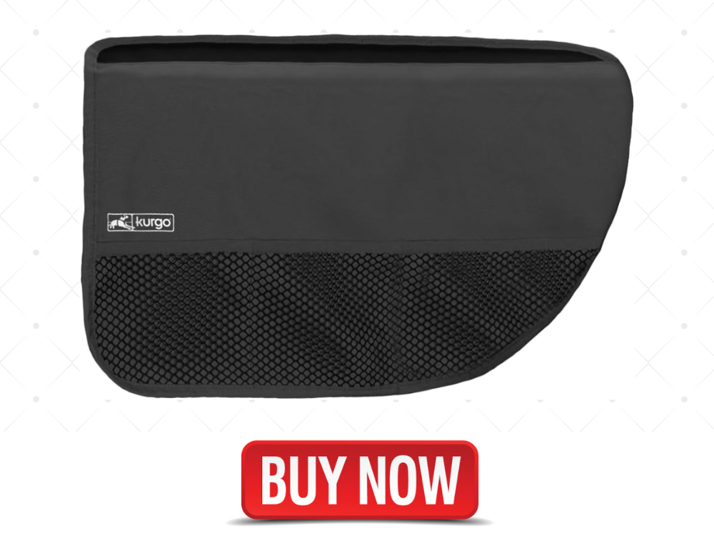 Kurgo Car Door Dog Cover | Pet Protector for Car Doors | Waterproof Guard | Adjustable | Easy to Clean | Quick Installation| Door Storage Pockets | Fits Sedans and SUVs | Travel Accessories for Pets