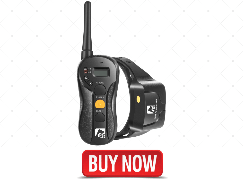 No Shock Dog Collar - Dog Training Collar with Remote,650 Yard Remote Control Dog E Collar with Buzzing,for 16 Levels of Vibration,100% Waterproof,Suitable for Dog Within 22~100 lbs