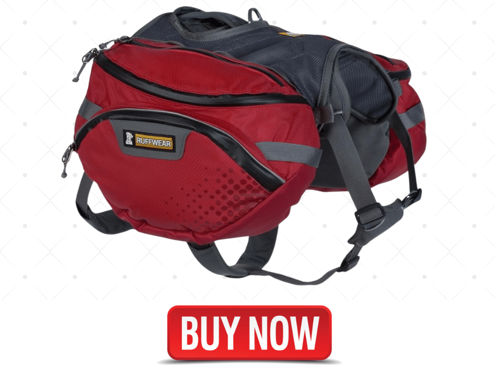 RUFFWEAR - Palisades Multi-Day Backcountry Pack for Dogs, Red Currant, LargeX-Large