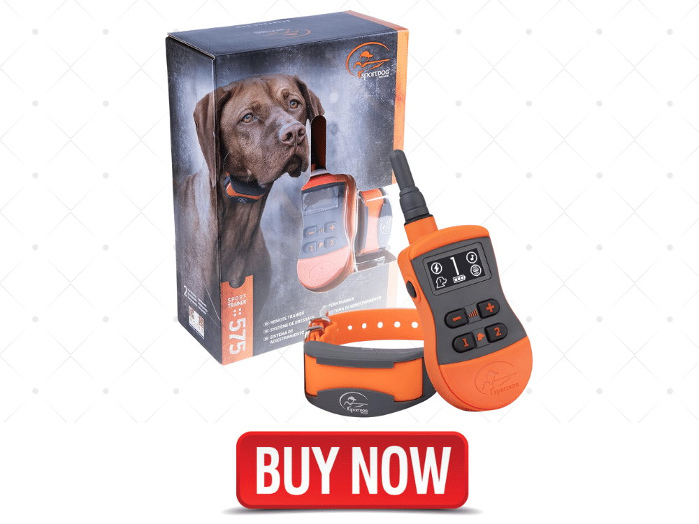 SportDOG SportTrainer Remote Trainer - Reliable Off-Leash Control - OLED Screen - Waterproof Dog Training Collar - Rechargeable E-Collar - 500-Yard Range - Orange